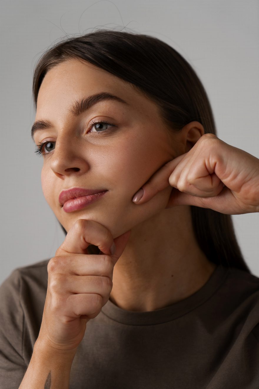 Harmonização facial — resultado simulado